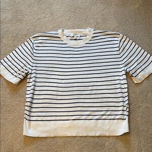 Striped Short Sleeve Sweater - Banana Republic – barely worn!